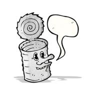 cartoon food can N3