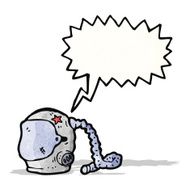 space helmet cartoon