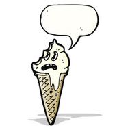 Ice Cream Cartoon Character N6