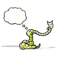 hissing snake cartoon N15