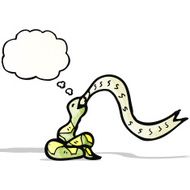 hissing snake cartoon N16