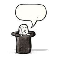 cartoon rabbit in hat N3