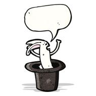 cartoon rabbit in hat N4