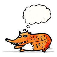 cartoon fox with thought bubble N24