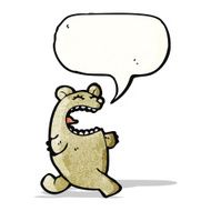 crazy cartoon bear N2