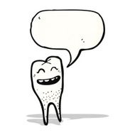 cartoon happy tooth N3