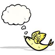 cartoon flying bird N7