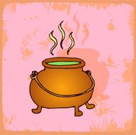 halloween symbol cauldron