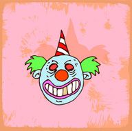 halloween cartoon clown