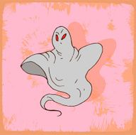 halloween cartoon ghost