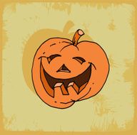 halloween cartoon pumpkin N7