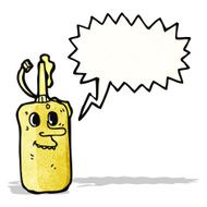 Cartoon Mustard Bottle N6