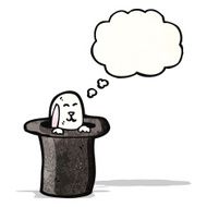 cartoon rabbit in top hat N5