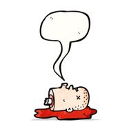 cartoon talking severed head N2