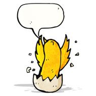 cartoon hatching chick N2