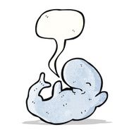Funny Cartoon Whale N2