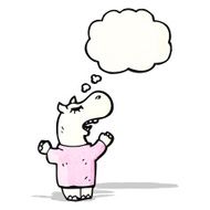 Cartoon Hippo N16