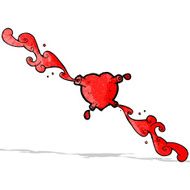 heart pumping blood cartoon
