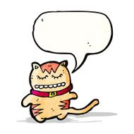 funny cartoon cat N106