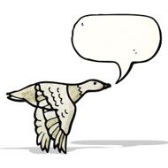 cartoon flying bird N8