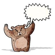 roaring bear cartoon N2