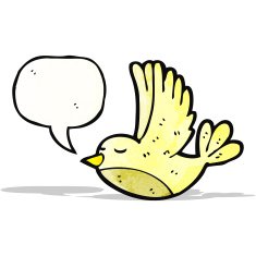 cartoon swooping bird N2