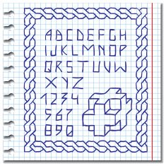 Hand drawing alphabet N4
