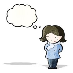 cartoon happy woman N8