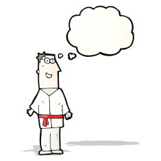 Cartoon Karate Man N7