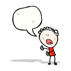 cartoon complaining woman N2