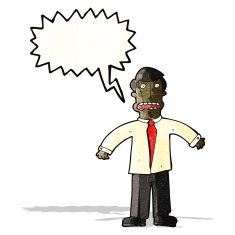 cartoon shocked businessman
