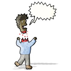 cartoon man with severed head N3