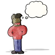 Cartoon Man Thinking N4