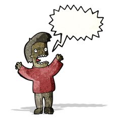 cartoon terrified man N28