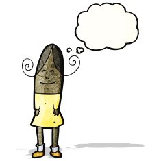 cartoon woman with thought bubble N44