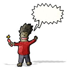 cartoon man with dynamite