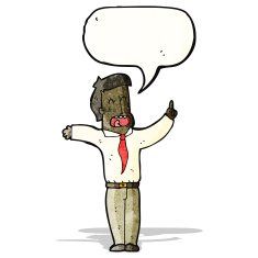 cartoon shouting boss N2