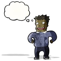 cartoon excited man N20