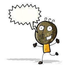 happy doodle man cartoon N4