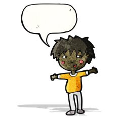 cartoon friendly boy N2