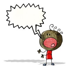 cartoon complaining doodle man N8