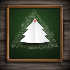 Merry Christmas Stylish Tree N7