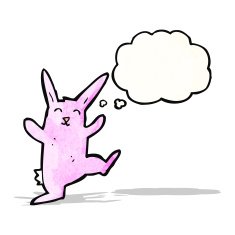 cartoon dancing rabbit