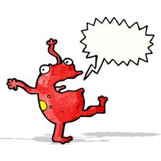 cartoon dancing frog