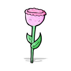 tulip cartoon character