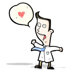 cartoon man with love heart N5