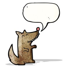 little wolf cartoon