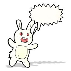 spooky rabbit cartoon