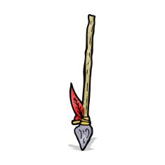 Cartoon Spear N5