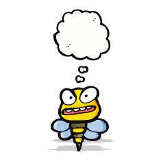 Angry Bee Cartoon N9